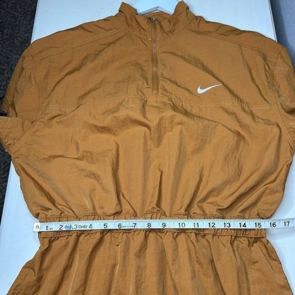 NIKE Women's Desert Ochre Sportswear Swoosh Woven Dress Size Large - Picture 15 of 16